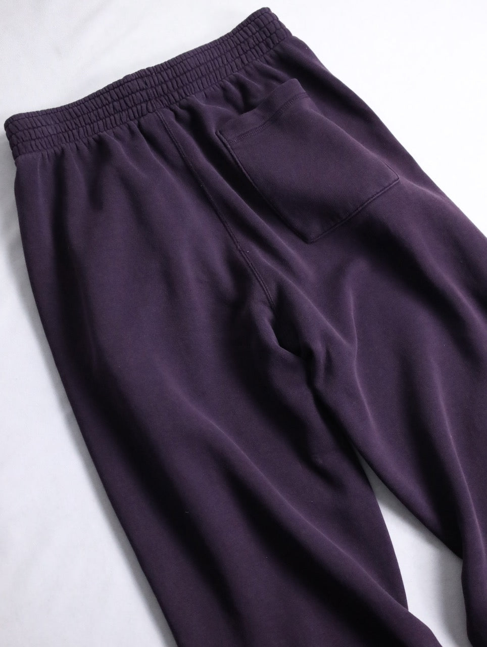 JORDAN wide sweat pants burgundy