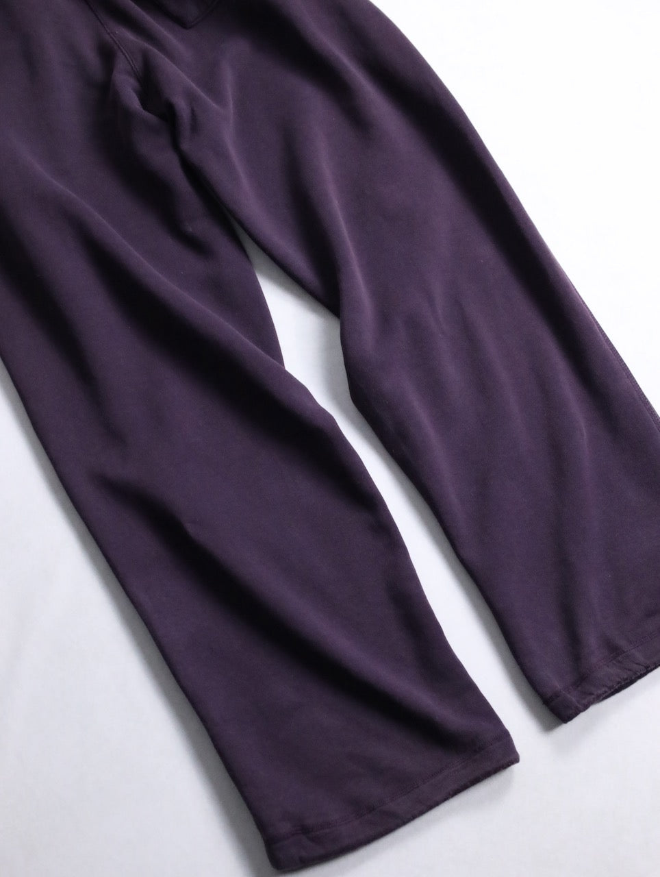 JORDAN wide sweat pants burgundy