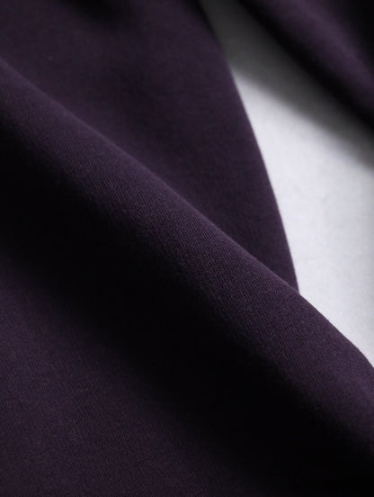 JORDAN wide sweat pants burgundy