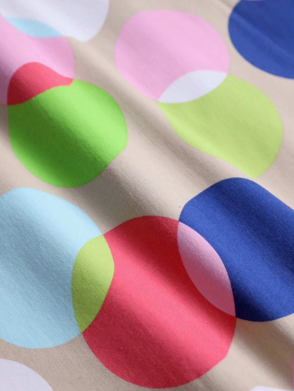 color dot half balmacaan coat multi