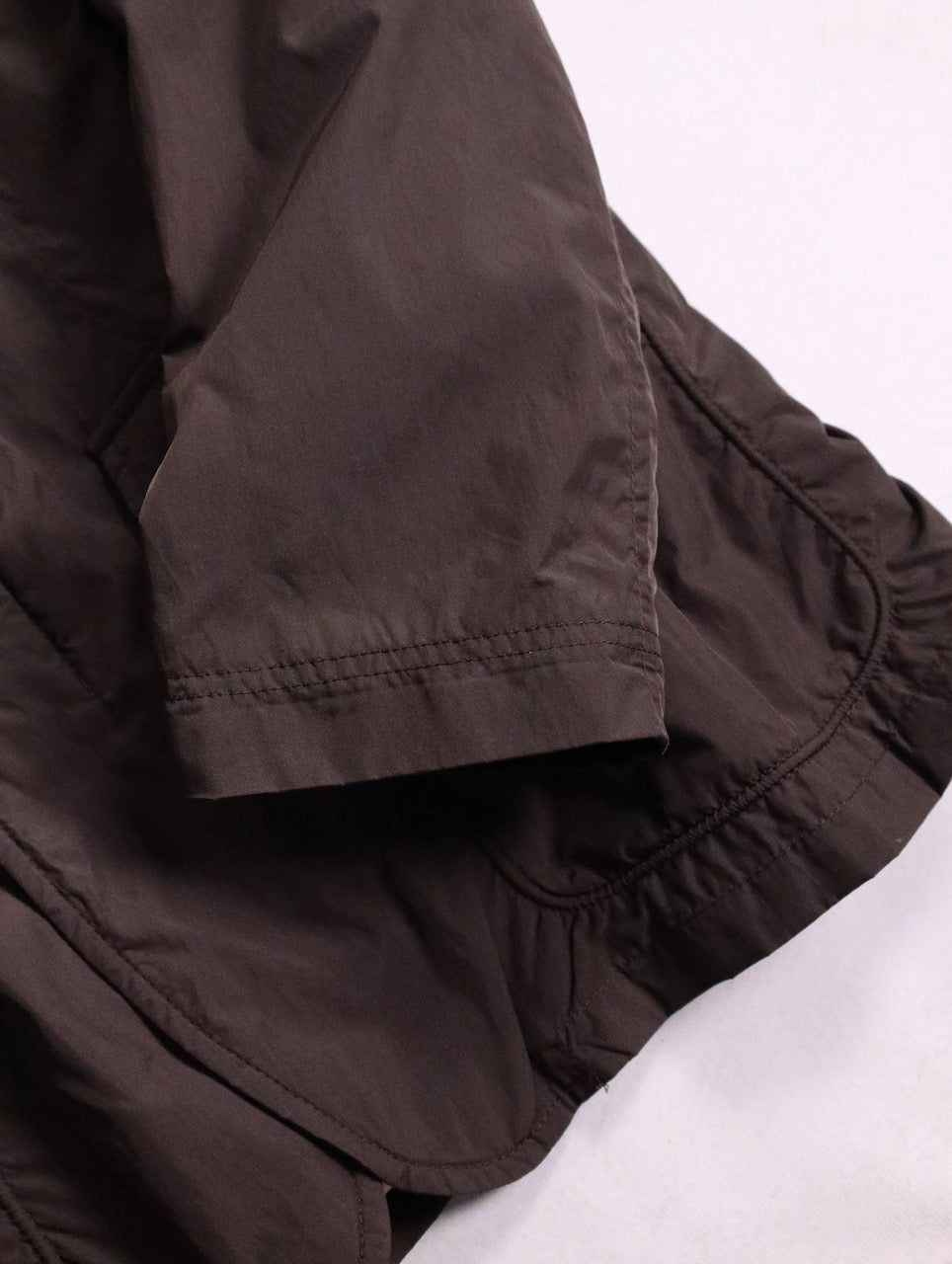 BERBERRY stand neck puffer jacket brown