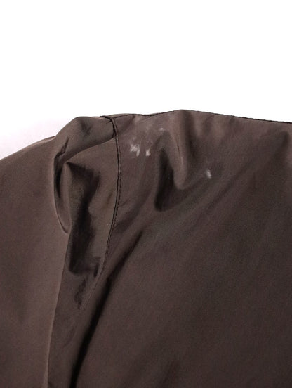 BERBERRY stand neck puffer jacket brown