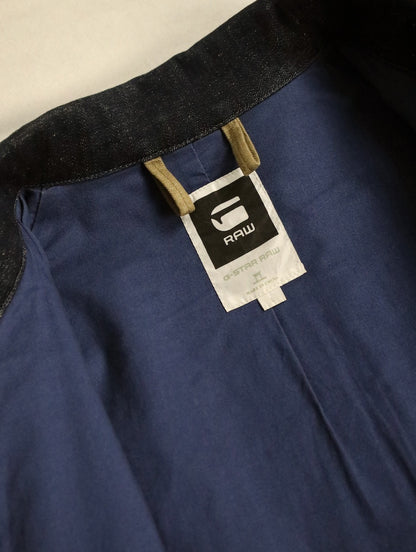 G-STAR RAW 2tone denim work jacket beige-indigo