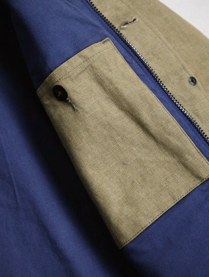 G-STAR RAW 2tone denim work jacket beige-indigo