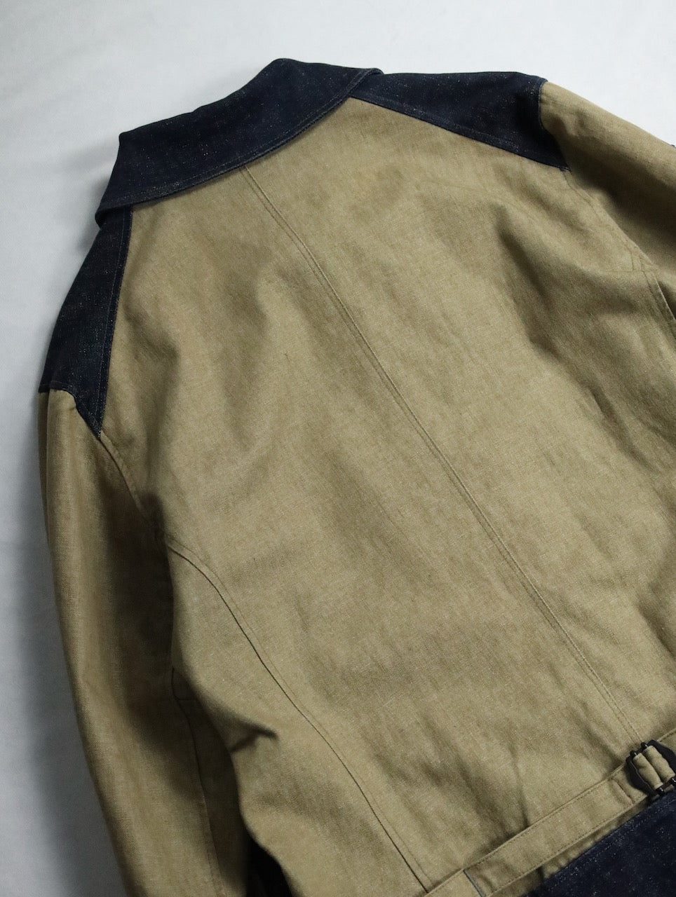 G-STAR RAW 2tone denim work jacket beige-indigo