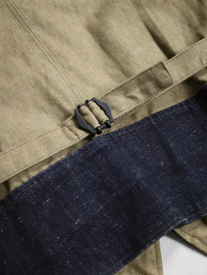 G-STAR RAW 2tone denim work jacket beige-indigo