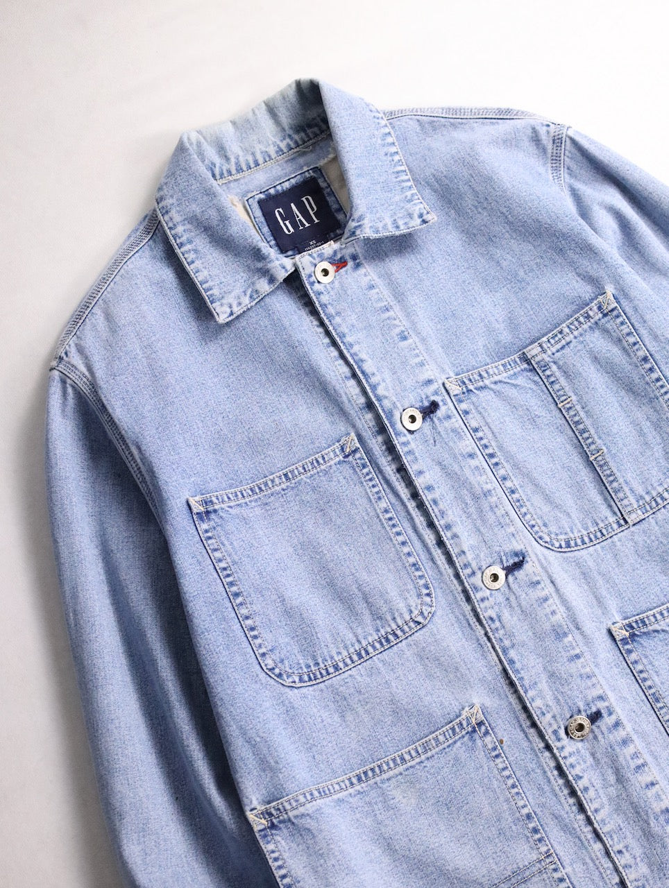 OLD GAP 4pocket work jacket lightblue