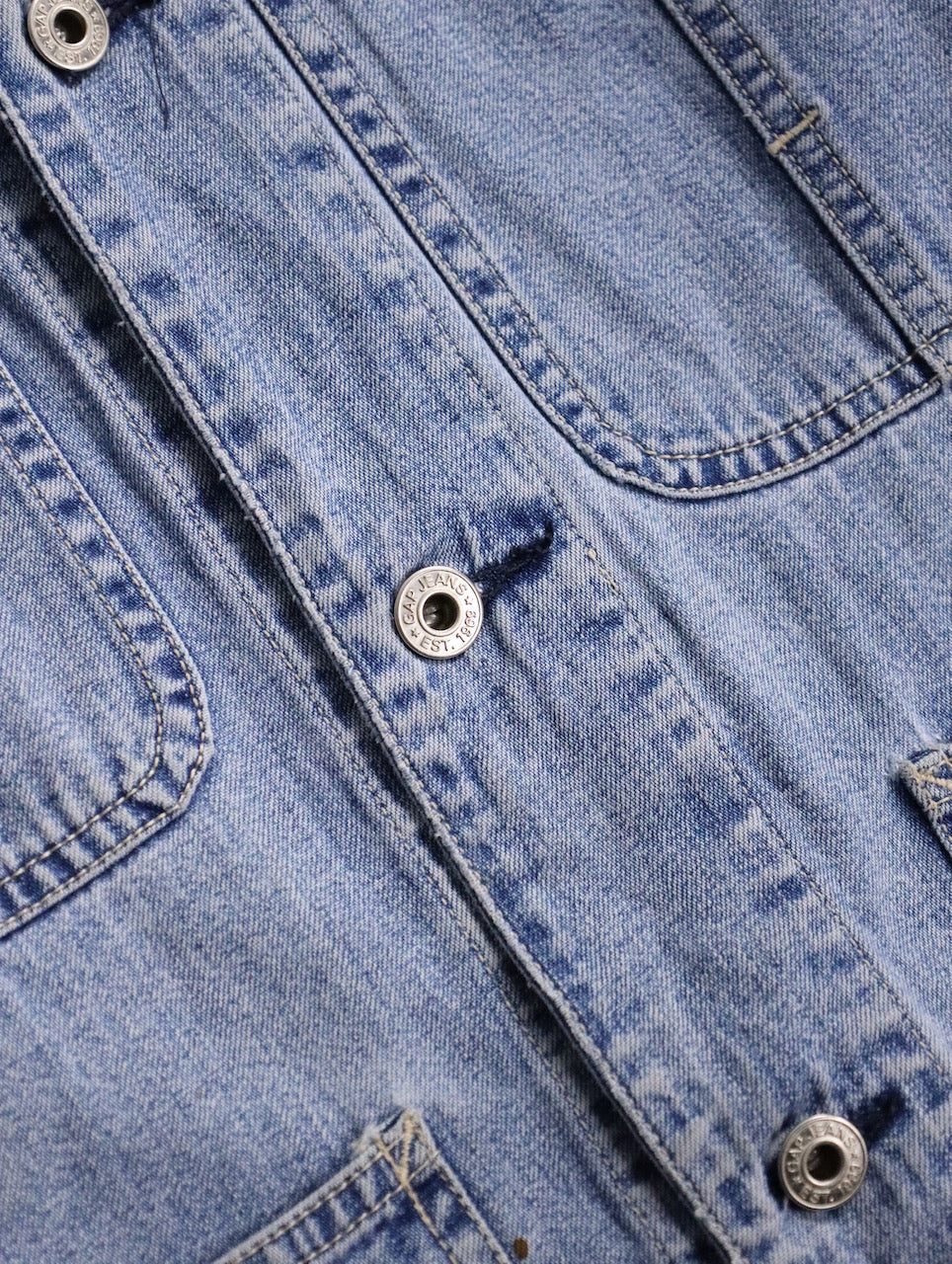 OLD GAP 4pocket work jacket lightblue