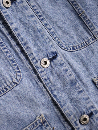 OLD GAP 4pocket work jacket lightblue