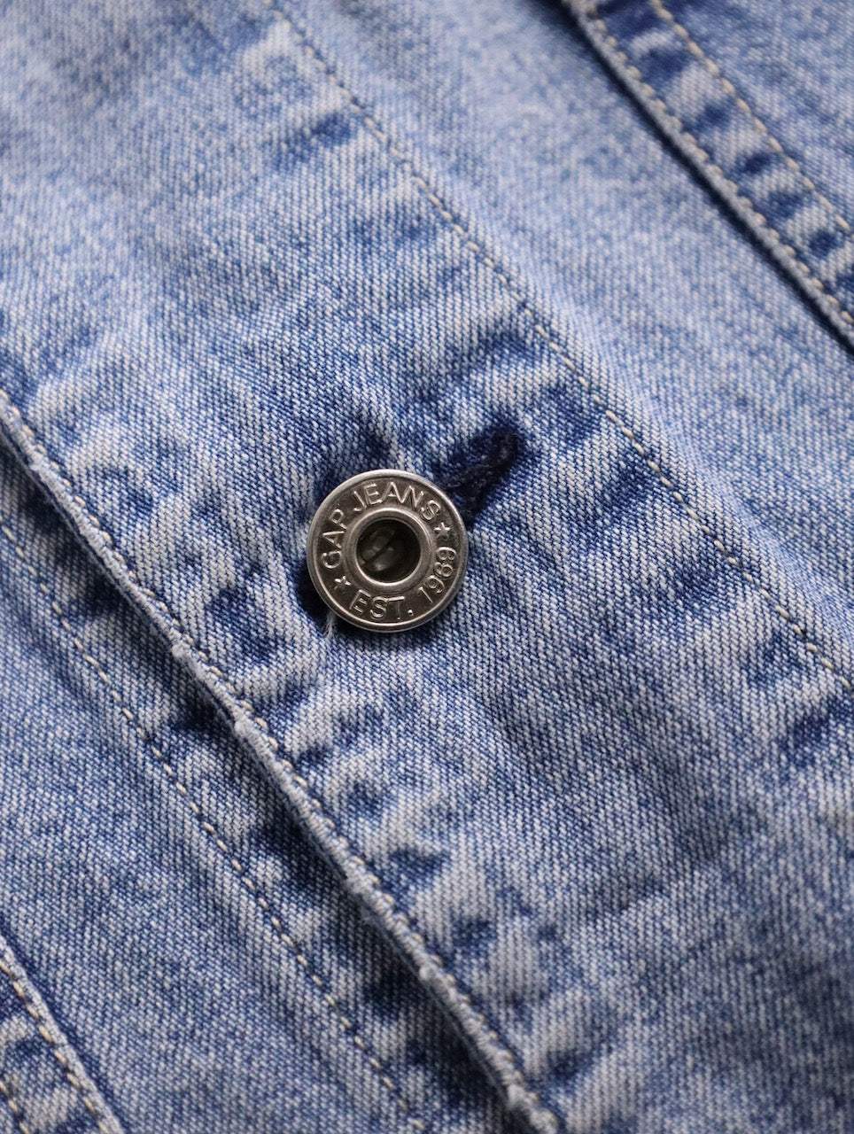 OLD GAP 4pocket work jacket lightblue