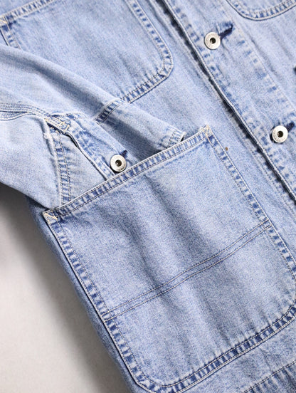 OLD GAP 4pocket work jacket lightblue