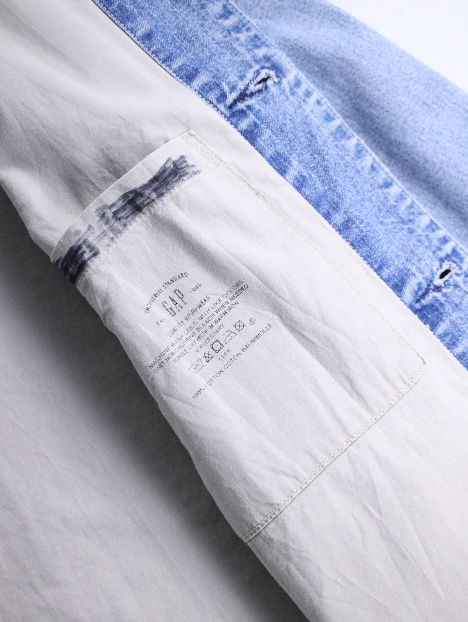 OLD GAP 4pocket work jacket lightblue