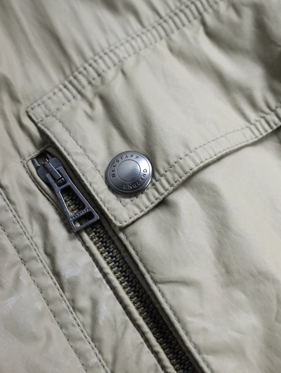 Belstaff cotton half jacket beige