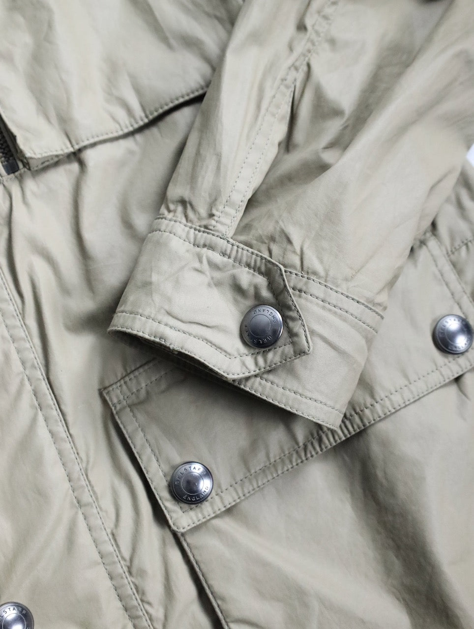 Belstaff cotton half jacket beige