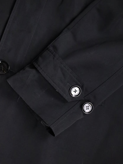 Burberry nylon half coat black