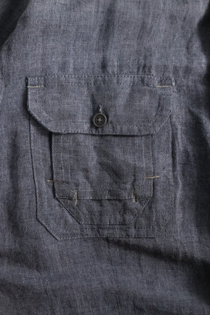 ARMANI EXCHANGE linen shirt gray