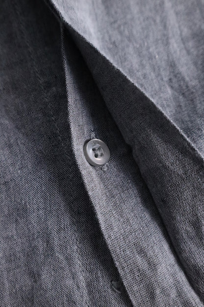 ARMANI EXCHANGE linen shirt gray