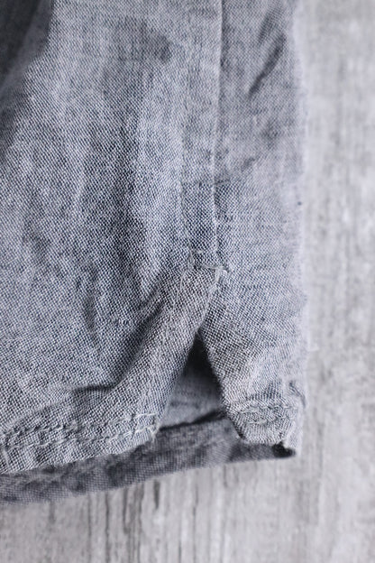 ARMANI EXCHANGE linen shirt gray