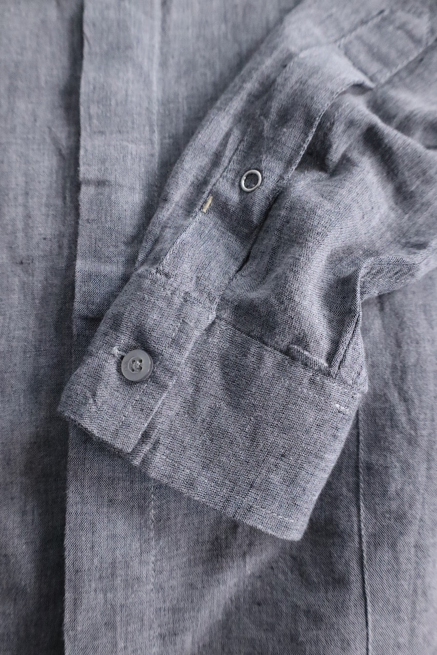 ARMANI EXCHANGE linen shirt gray