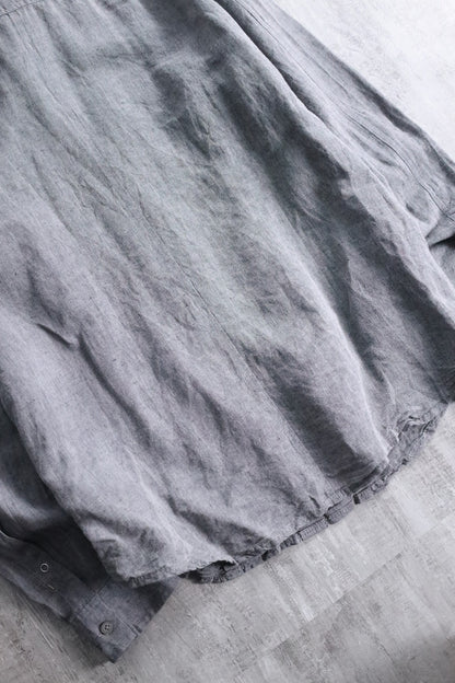 ARMANI EXCHANGE linen shirt gray