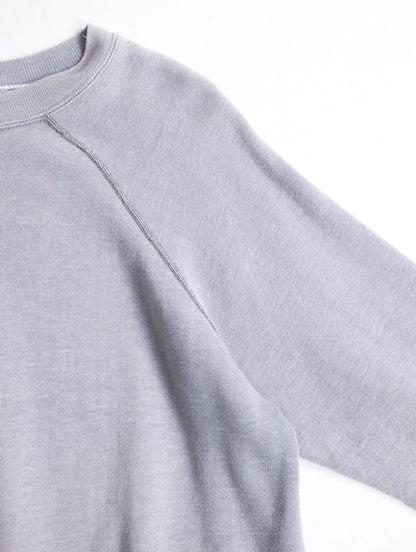 90s raglan sweatshirt fade gray