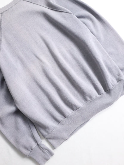 90s raglan sweatshirt fade gray
