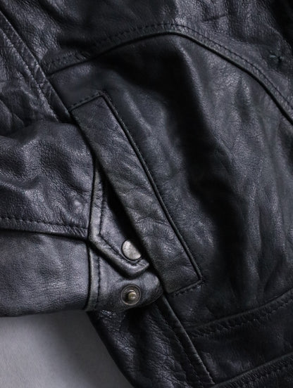 JEREM leather jacket black