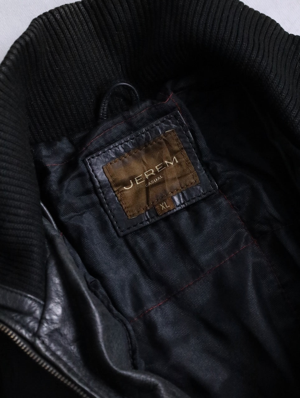 JEREM leather jacket black