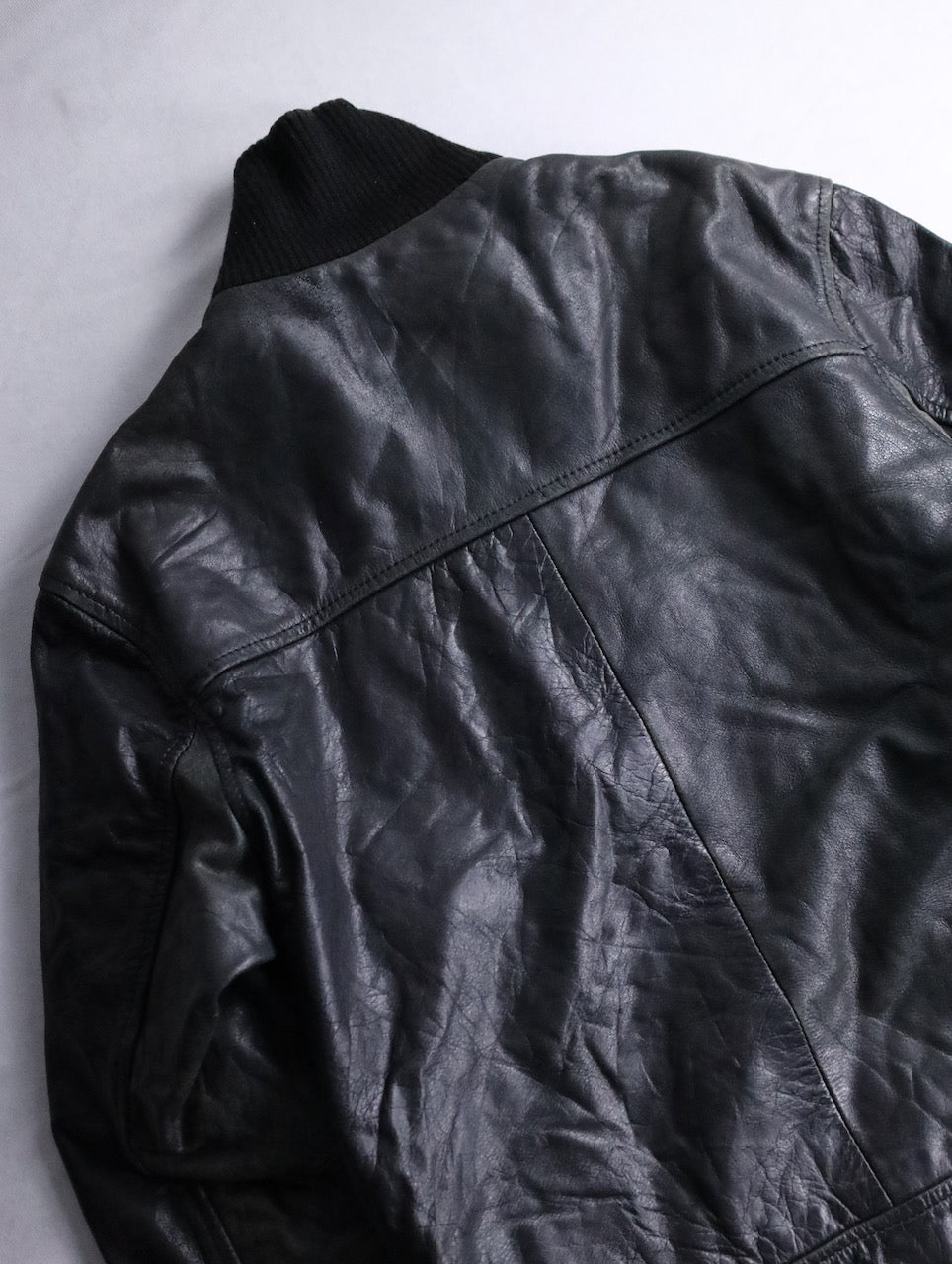 JEREM leather jacket black