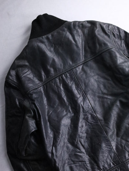 JEREM leather jacket black