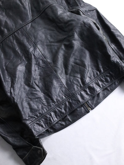 JEREM leather jacket black