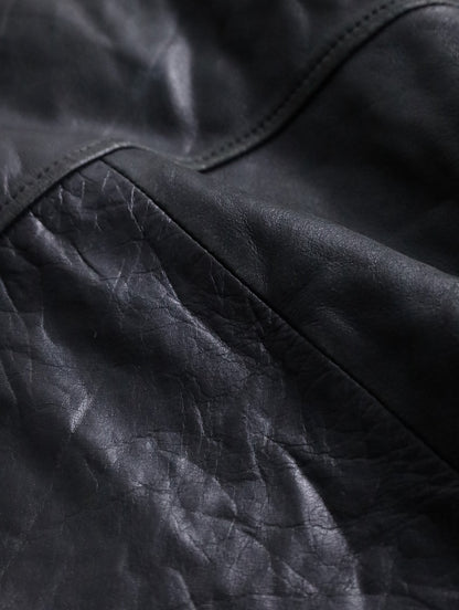 JEREM leather jacket black