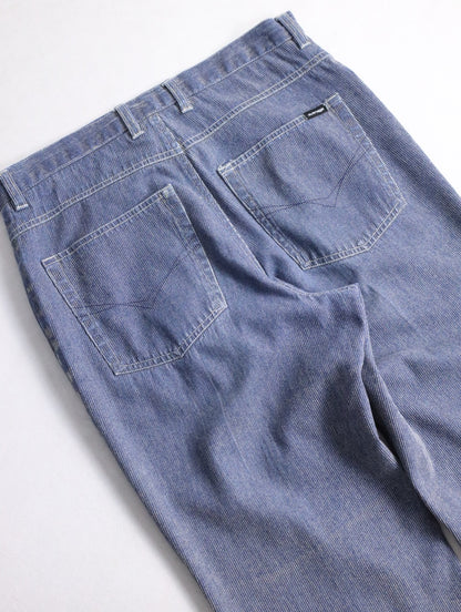 denim like cotton pants morokko lightblue