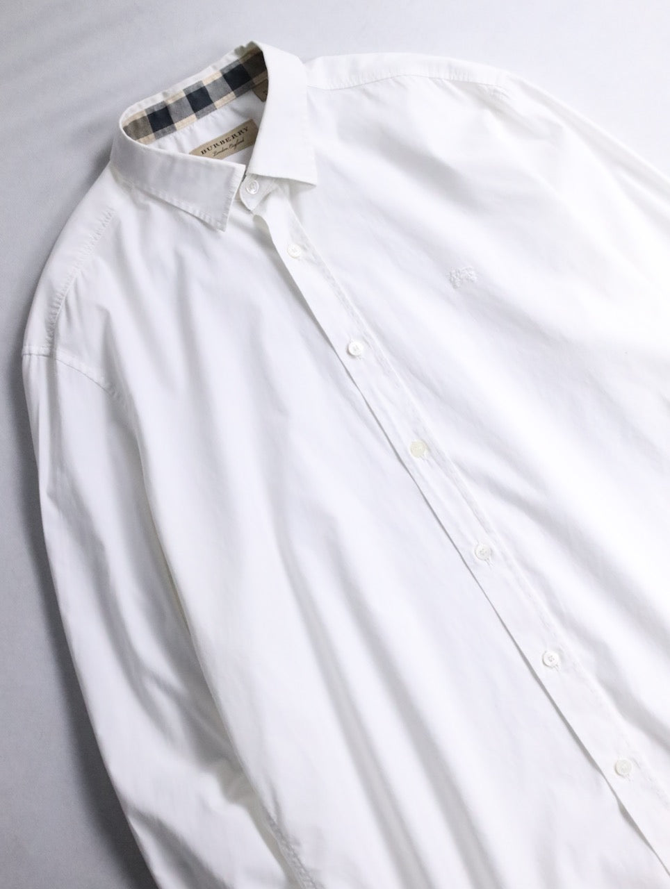 BURBERRY cotton shirt white