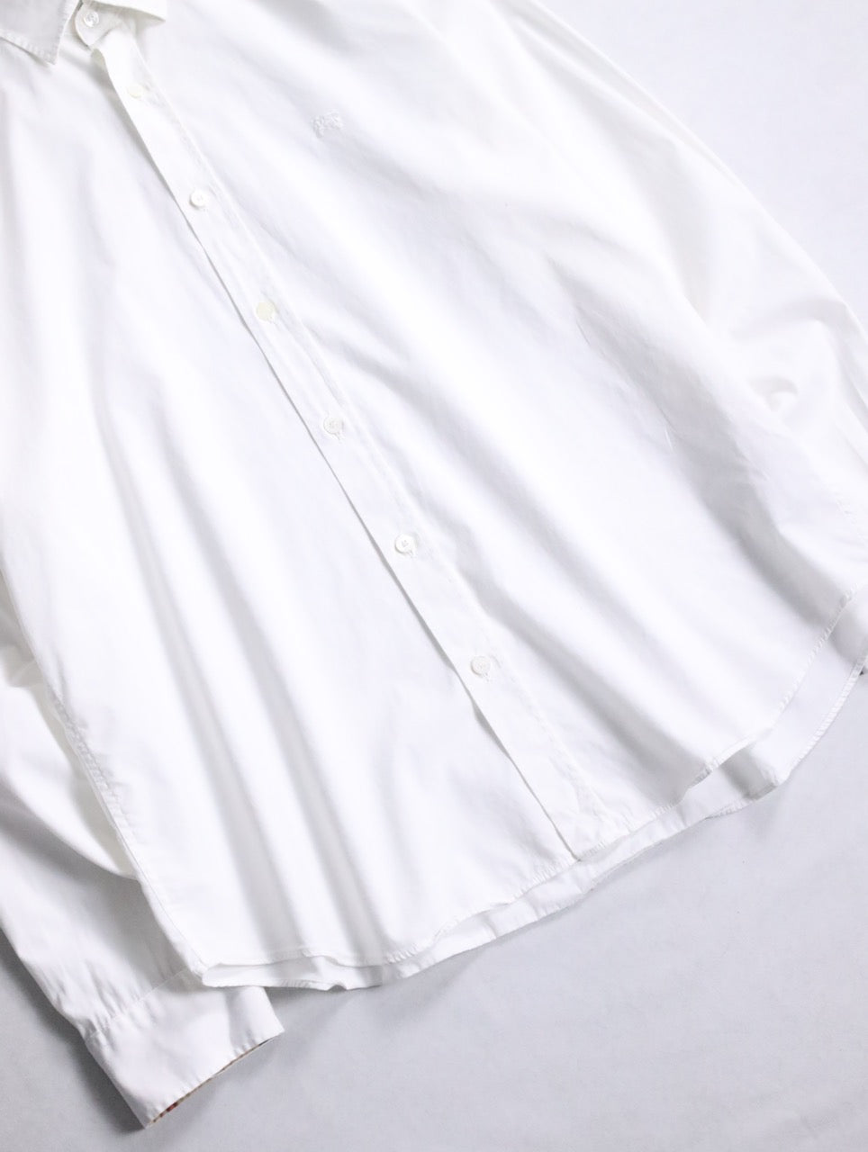 BURBERRY cotton shirt white