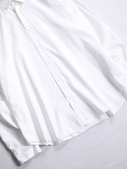 BURBERRY cotton shirt white