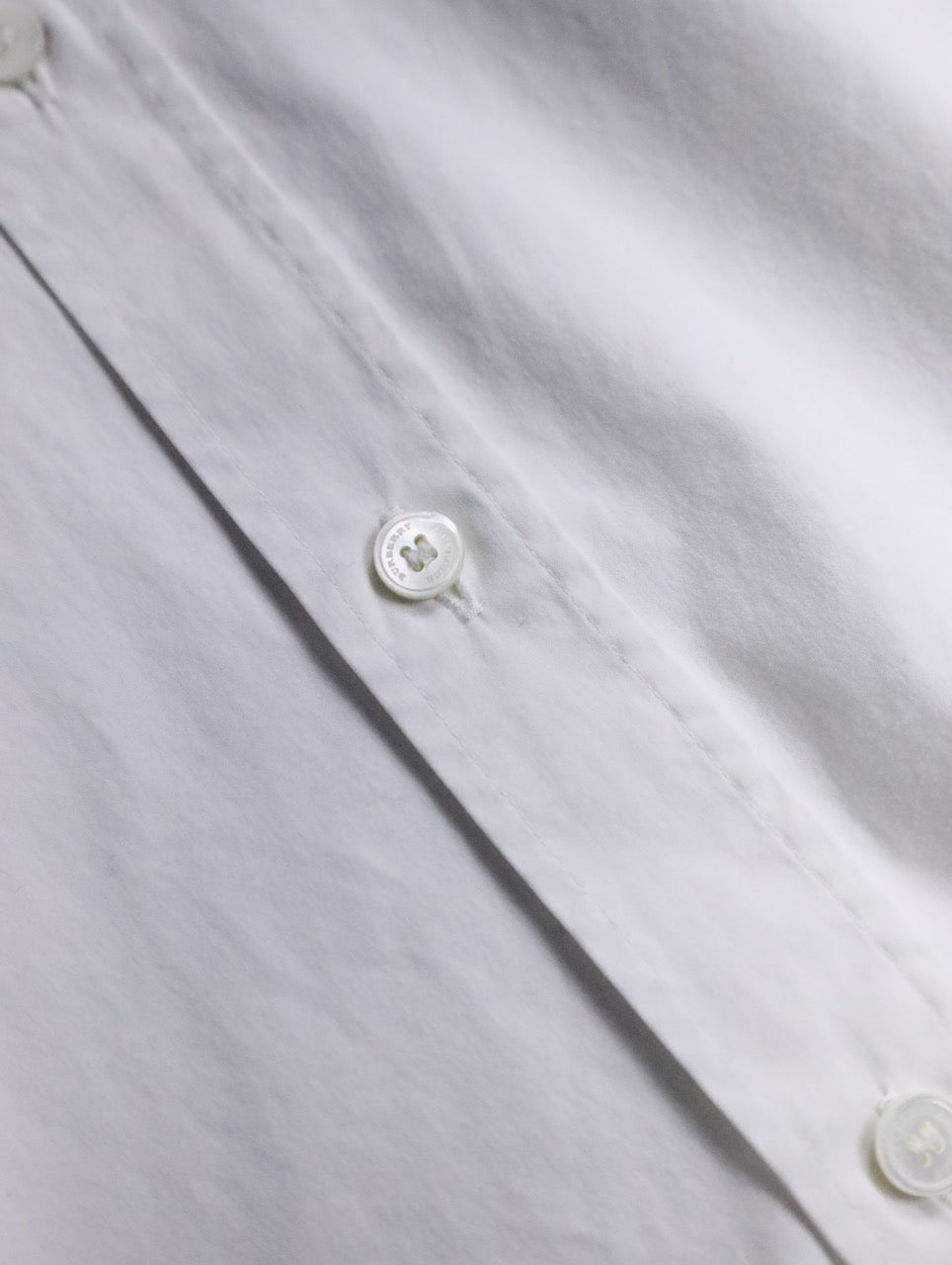 BURBERRY cotton shirt white