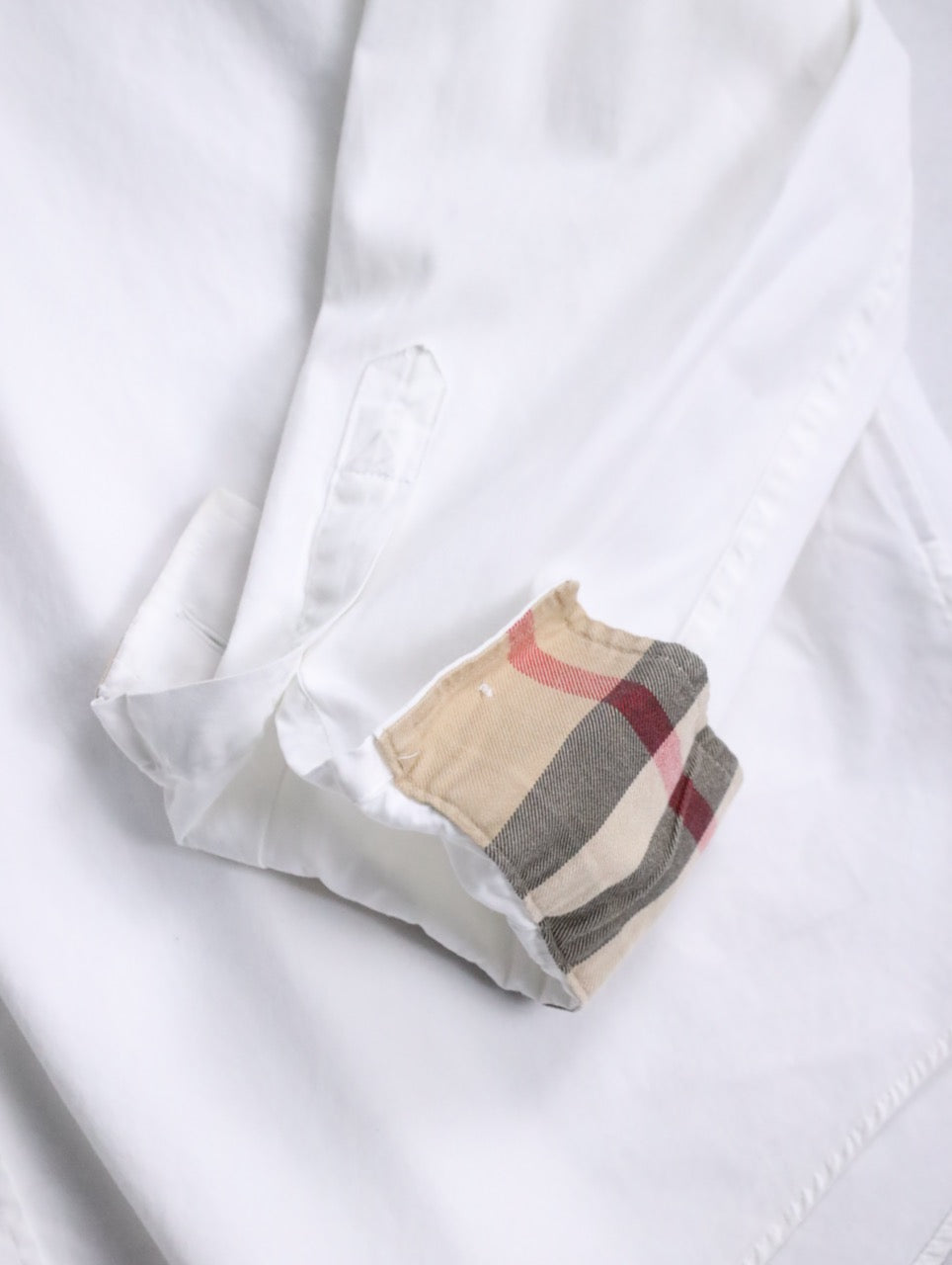 BURBERRY cotton shirt white
