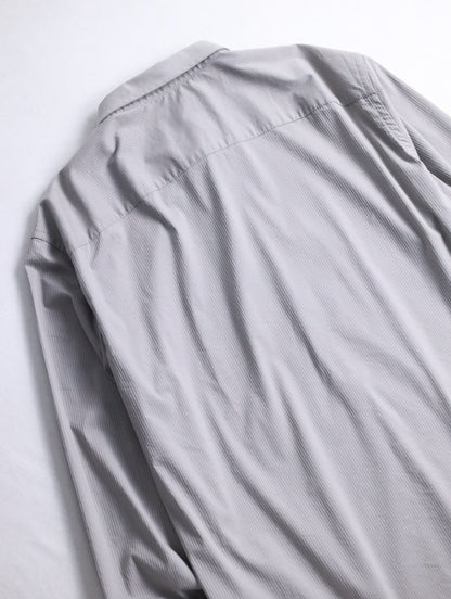 ARMANI EXCHANGE stripe shirt lightgray