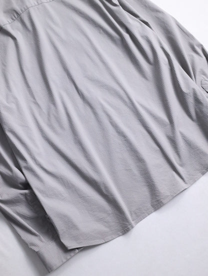 ARMANI EXCHANGE stripe shirt lightgray