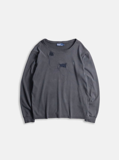 90s Ralph Lauren custom sweatshirt fadeblack
