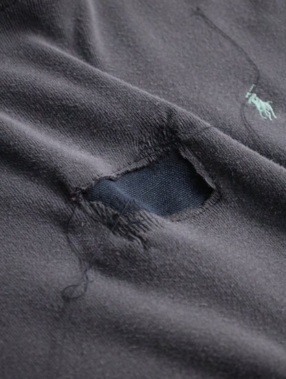 90s Ralph Lauren custom sweatshirt fadeblack