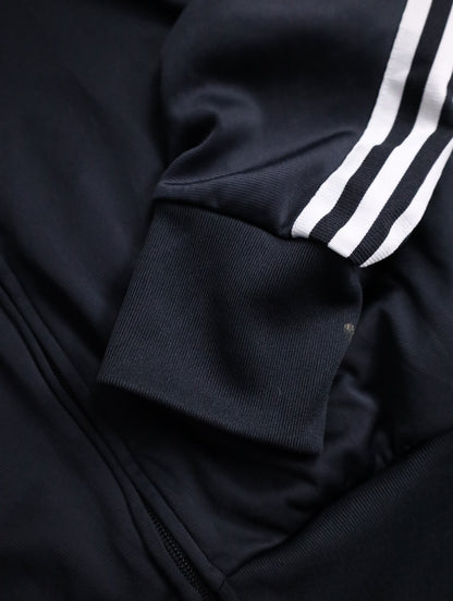 00s ADIDAS jog top black-white