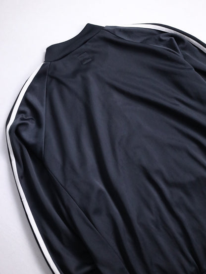 00s ADIDAS jog top black-white