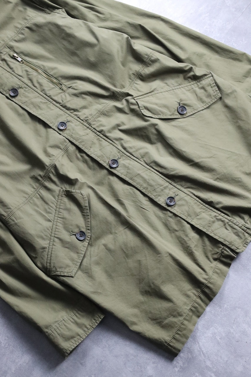 Banana Republic light cotton long jacket khaki