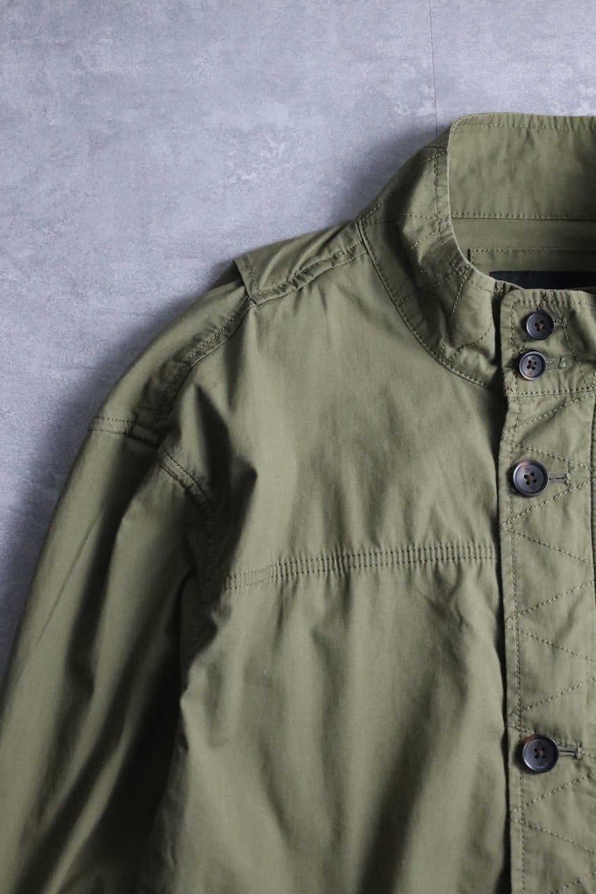 Banana Republic light cotton long jacket khaki