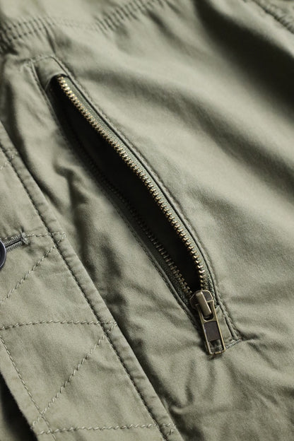 Banana Republic light cotton long jacket khaki