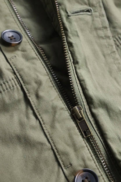 Banana Republic light cotton long jacket khaki