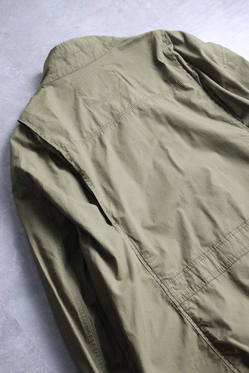 Banana Republic light cotton long jacket khaki