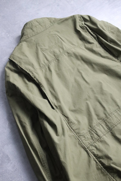Banana Republic light cotton long jacket khaki